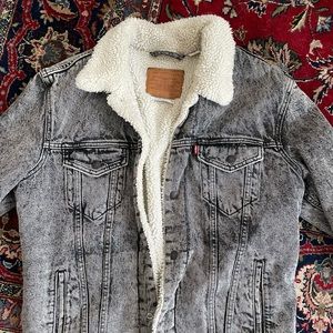 Levi’s Sherpa Trucker Jacket Vintage size L